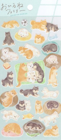 Mind Wave Sticker Sheet - Nap Family - Shibata's House