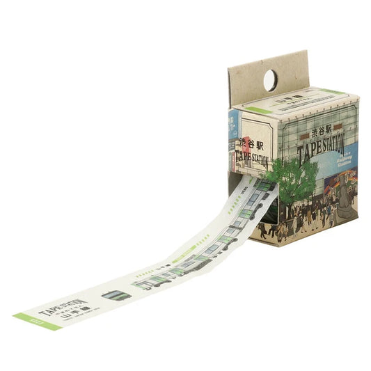 Hi Mojimoji Washi Tape - Tape Station - Shibuya, JR East E325 Yamanote Line