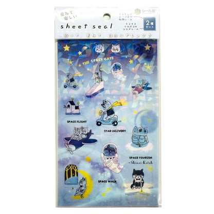 Seal Do Sticker Sheet - Shinzi Katoh - Universe Space x Cats
