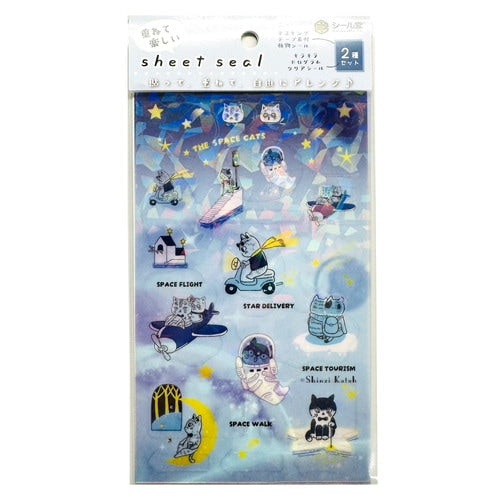 Seal Do Sticker Sheet - Shinzi Katoh - Universe Space x Cats