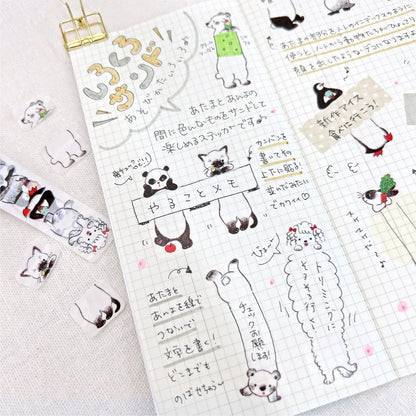 Bande Washi Tape Sticker Roll - Shirokuro Sandwich