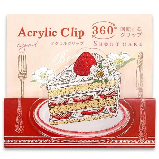 Aya Inoue Acrylic Clip - Shortcake