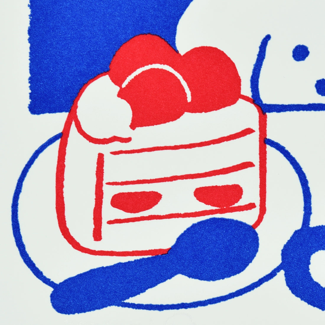 Natsumi Teraoka - Letterpress Art Print - Shortcake