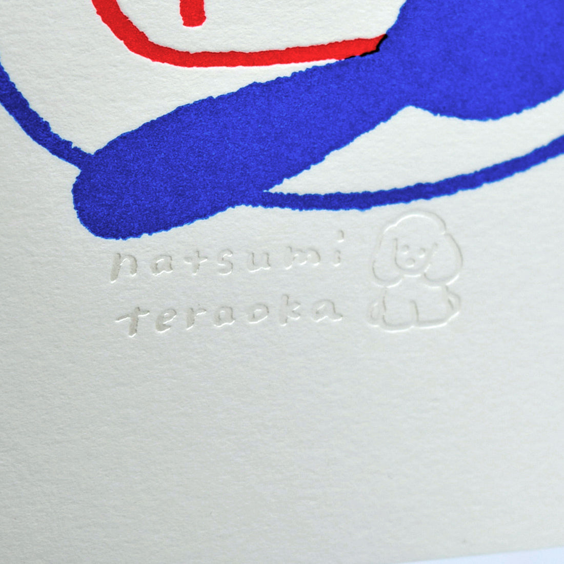 Natsumi Teraoka - Letterpress Art Print - Shortcake