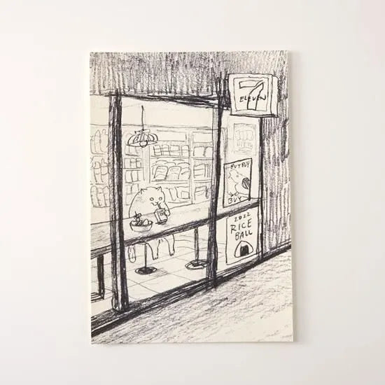 Dawning Crow - Postcard - Sitting in Store