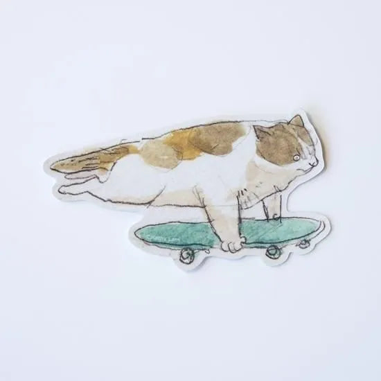 Dawning Crow - Die-Cut Sticker - Skateboard Mobu