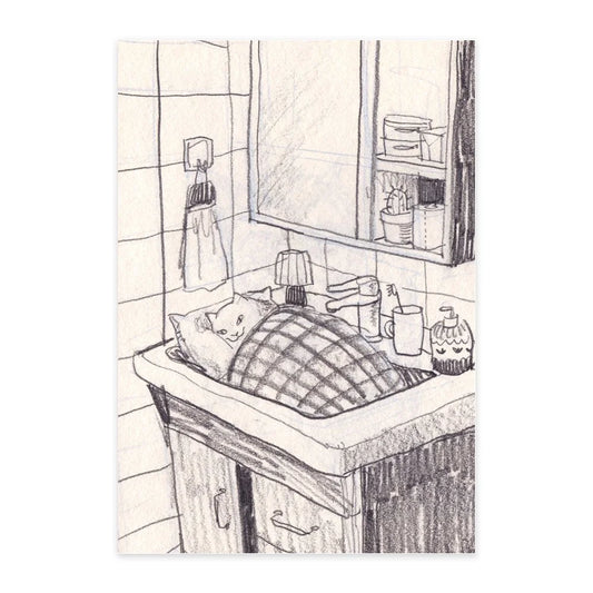 Dawning Crow - Postcard - Sleep in the Sink