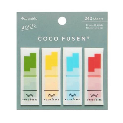 Kanmido Coco Fusen Color Sticky Notes - Small