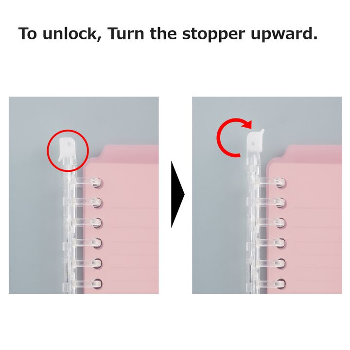 Kokuyo Campus Binder Smart Ring - B5 - 26 Rings - Light Pink