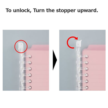 Kokuyo Campus Binder Smart Ring - B5 - 26 Rings - Light Pink