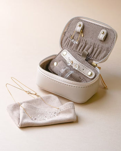 HARIO Lampwork Factory x Artisan&Artist Accessory Pouch - Smores Pink Beige