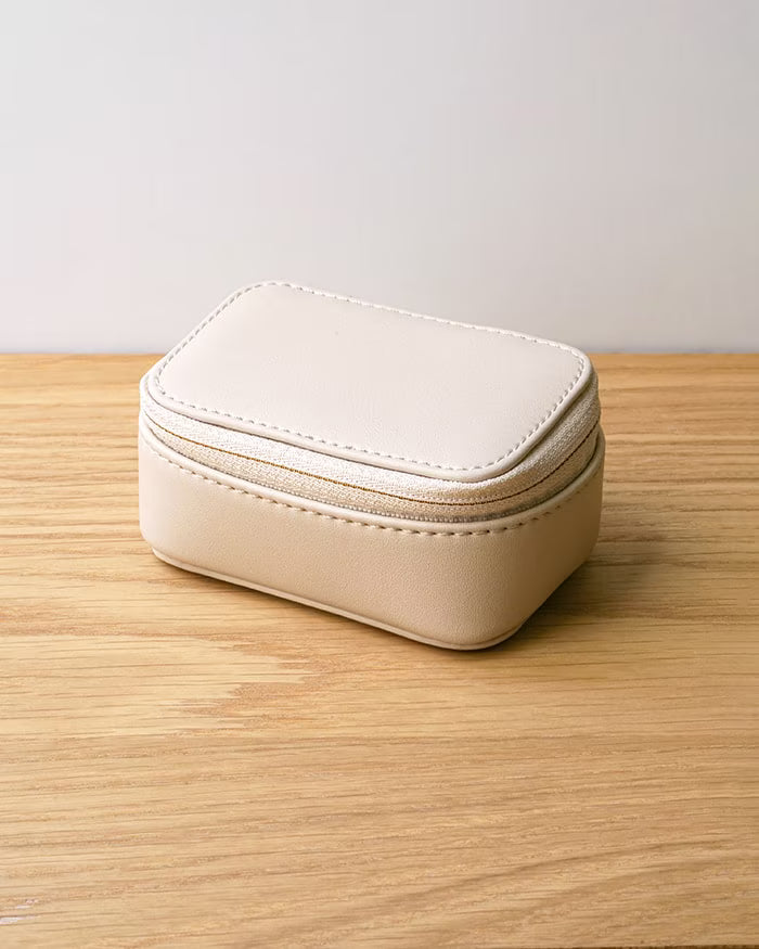 HARIO Lampwork Factory x Artisan&Artist Accessory Pouch - Smores Pink Beige