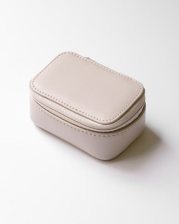 HARIO Lampwork Factory x Artisan&Artist Accessory Pouch - Smores Pink Beige