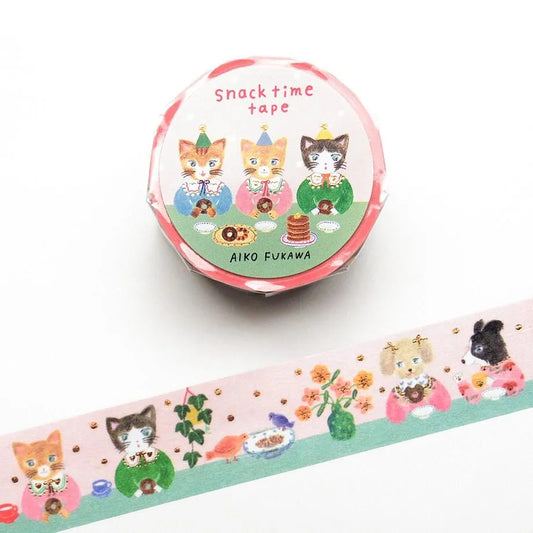 Cozyca x Aiko Fukawa - Washi Tape -  Snack Time