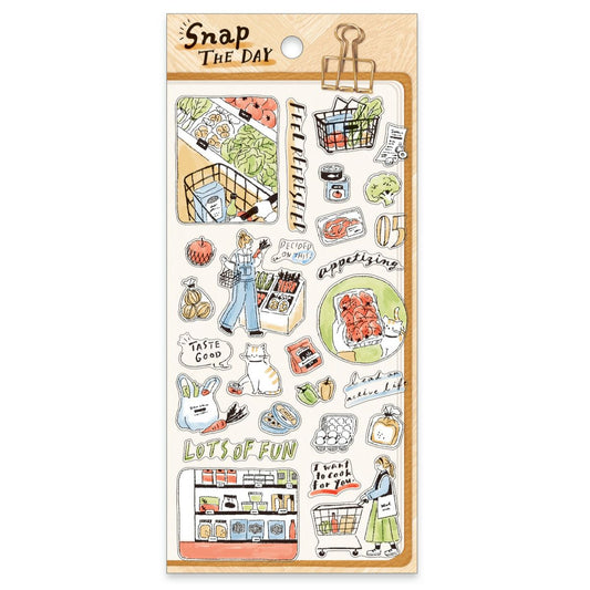 Mind Wave Snap The Day Sticker Sheet - Shopping