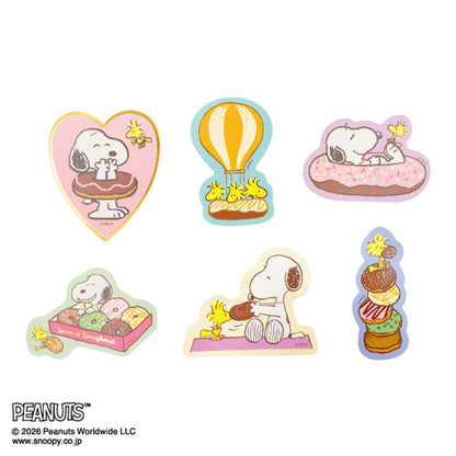 Sun-Star x Peanuts - Flake Stickers - Doughnut!