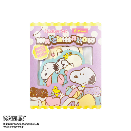 Sun-Star x Peanuts - Flake Stickers - Marshmallow