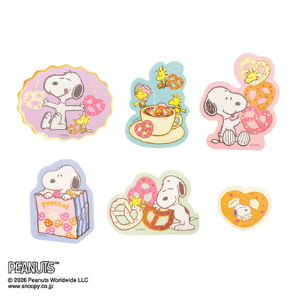 Sun-Star x Peanuts - Flake Stickers - Pretzel