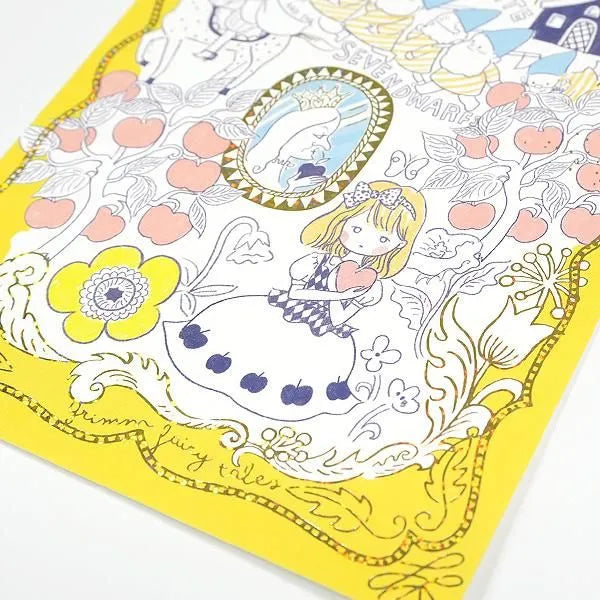 Shinzi Katoh Sparkling Postcard - Fairy Tale Jewelry Series - Snow White