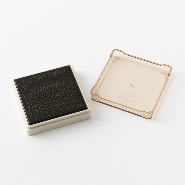Midori Paintable Stamp - Soft Color - Cat Habit Tracker