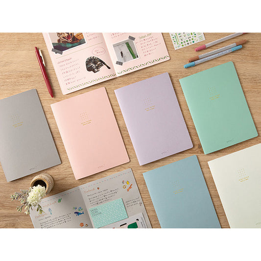 Midori Soft Color Notebook - A5, Dot Grid