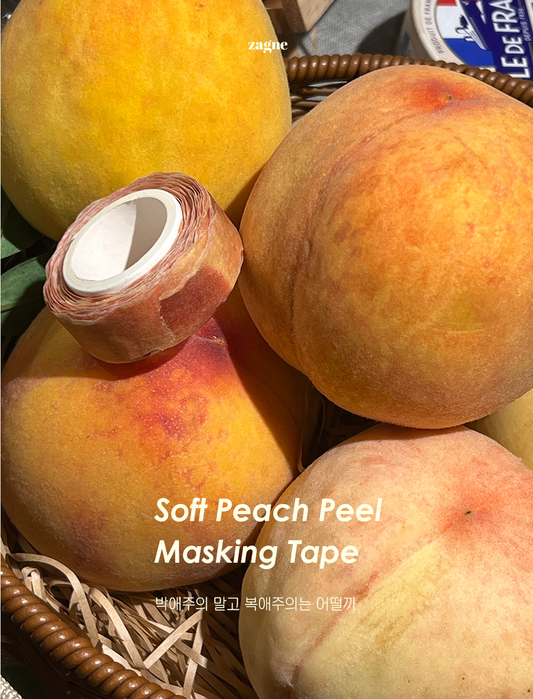Zagne Korea Washi Tape - Soft Peach Peel