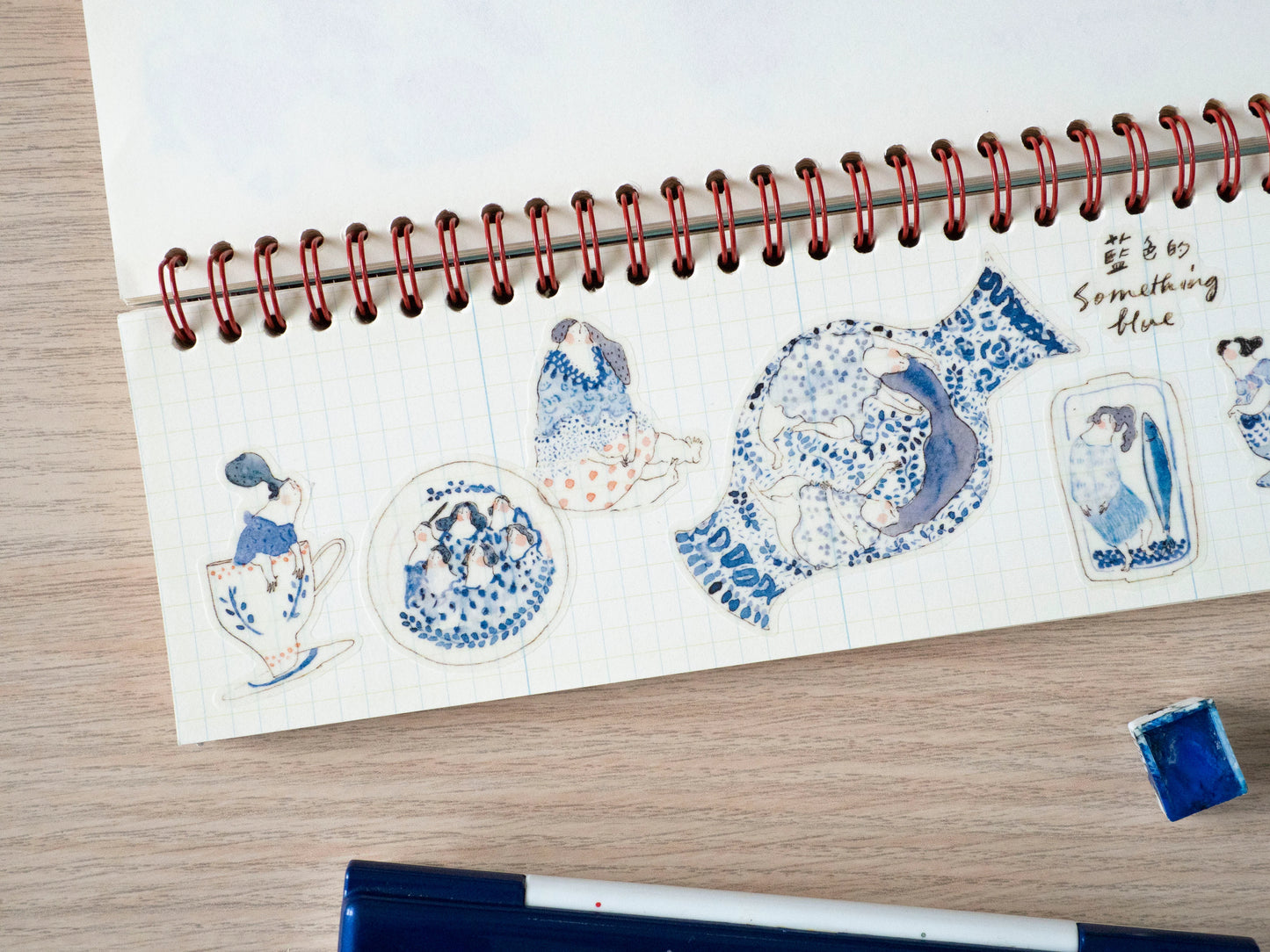 dodolulu - Sticker Sheet - Something Blue