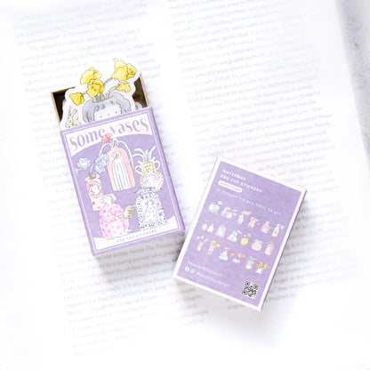 dodolulu - Washi Flake Stickers - Matchbox Series - Some Vases