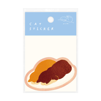 RYU-RYU x mula - Cat Sticker - I'm Sorry Eclair