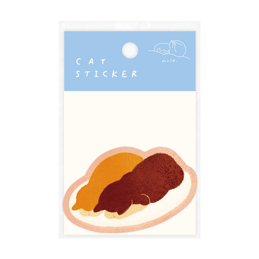 RYU-RYU x mula - Cat Sticker - I'm Sorry Eclair