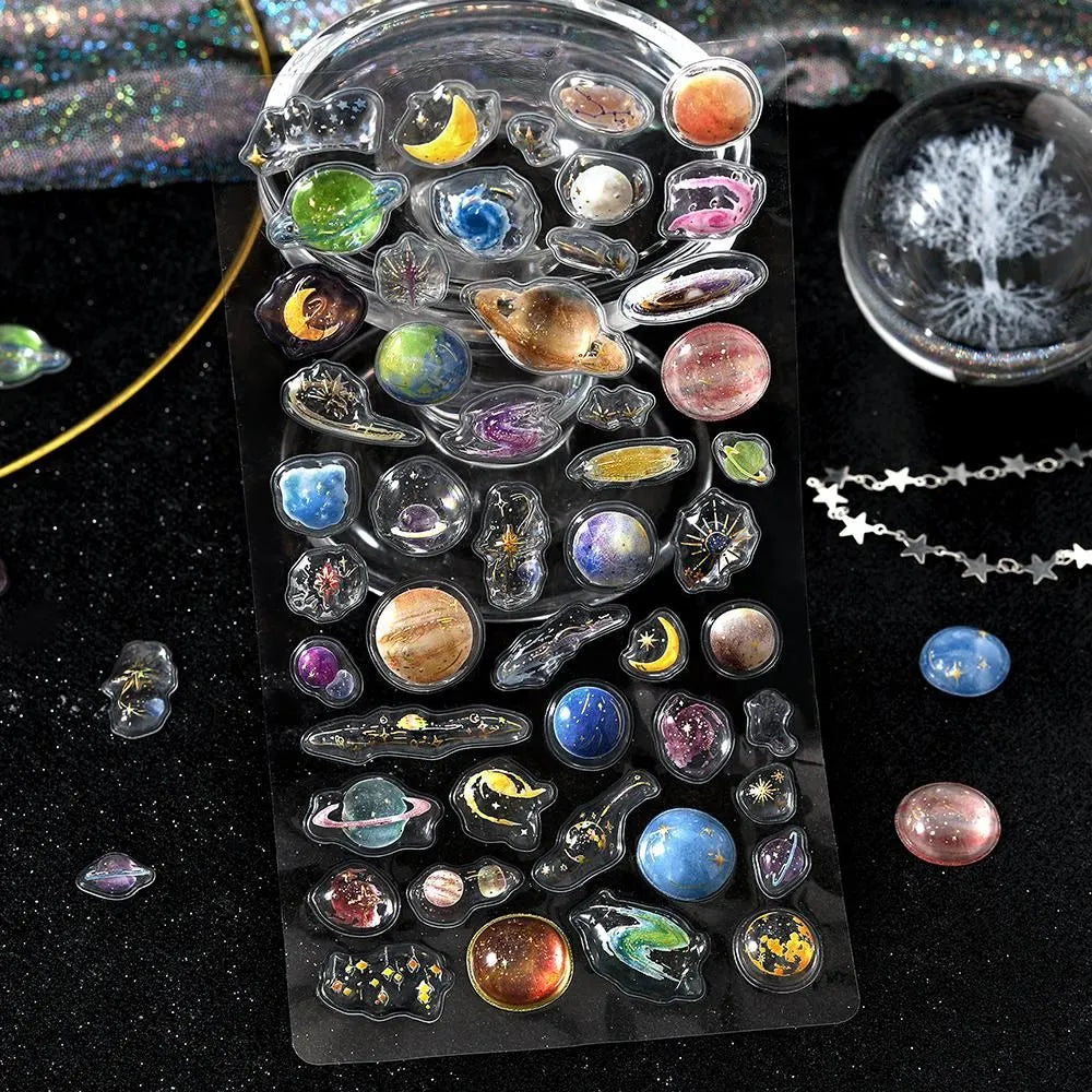 BGM Kyururun 3D Sticker Sheet - Space