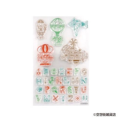 Komamono Creative x Kuusoogai Zakkaten - Clear Stamps - Space Adventure