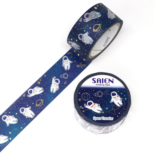 Saien - Glitter Washi Tape - Space Traveler
