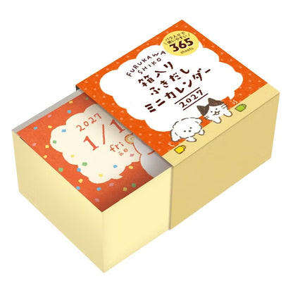 Furukawashiko 2027 Mini Calendar in a Box: Speech-Bubbles