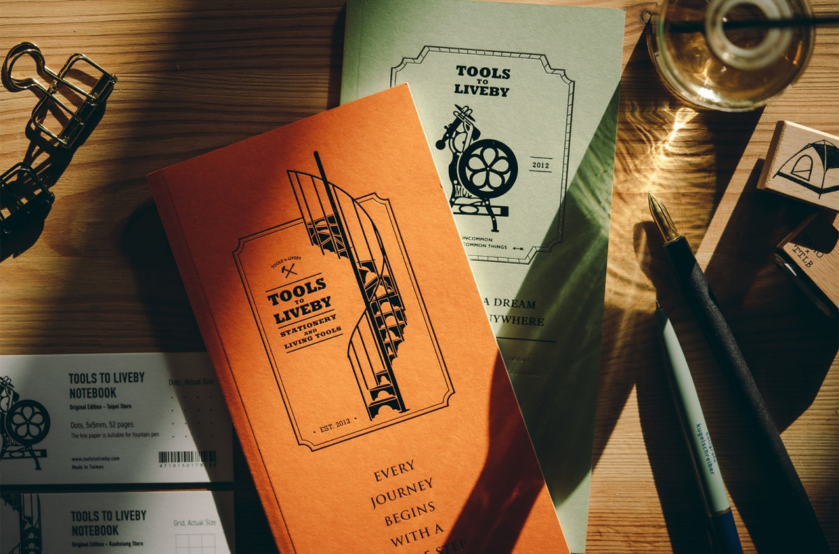 TOOLS to LIVEBY Notebook - Spiral Staircase - Grid