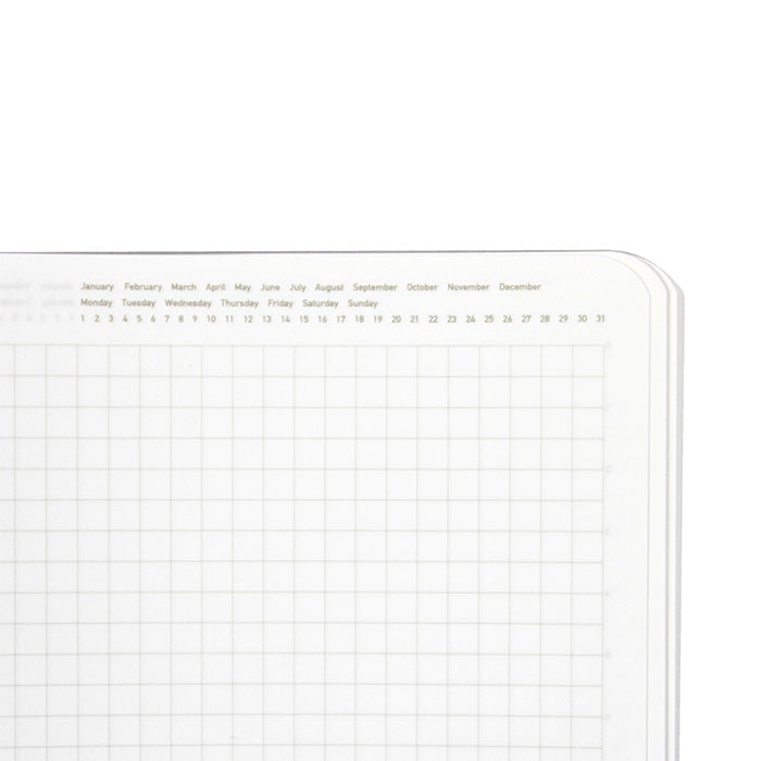 Stalogy 365 Days Notebook - A5, Grid