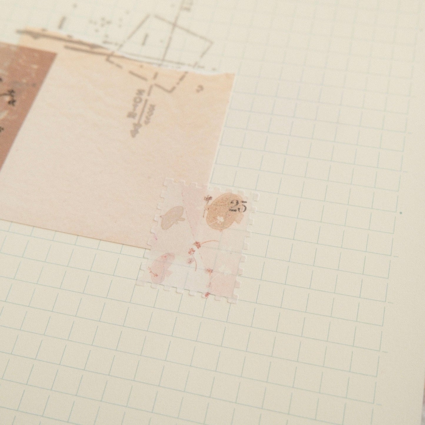 mikan manta - Sticker Flakes - Stamp Birds