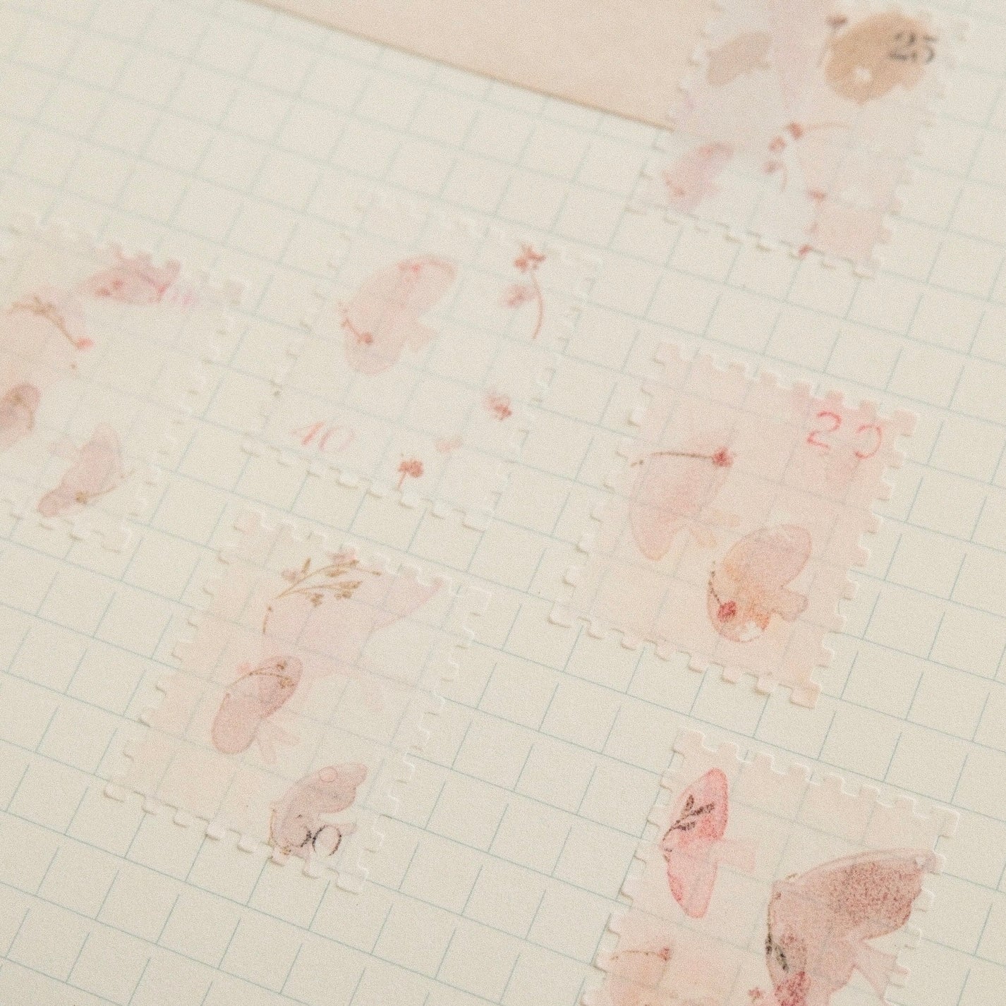 mikan manta - Sticker Flakes - Stamp Birds
