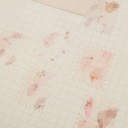 mikan manta - Sticker Flakes - Stamp Birds