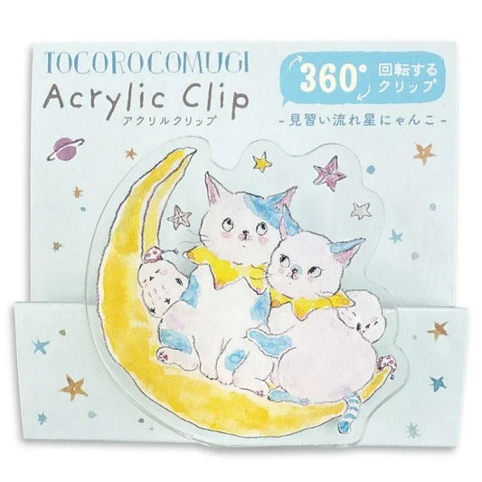 Tocorocomugi Acrylic Clip - Star