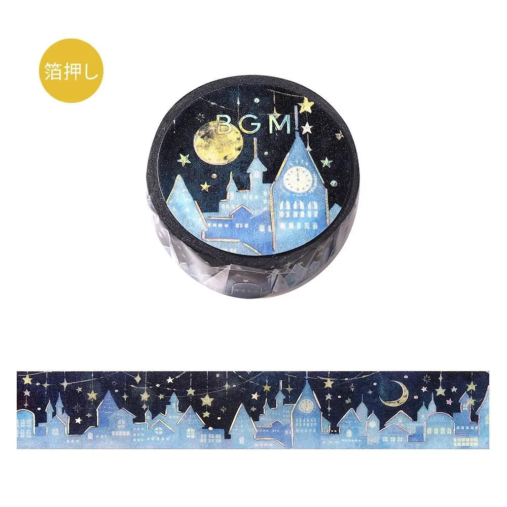 BGM Foil Washi Tape - Life Series - Starlight City