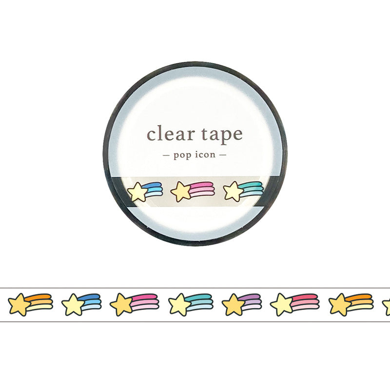 Mind Wave 7mm Clear Tape - Pop Icon - Star