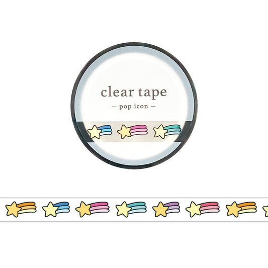Mind Wave 7mm Clear Tape - Pop Icon - Star