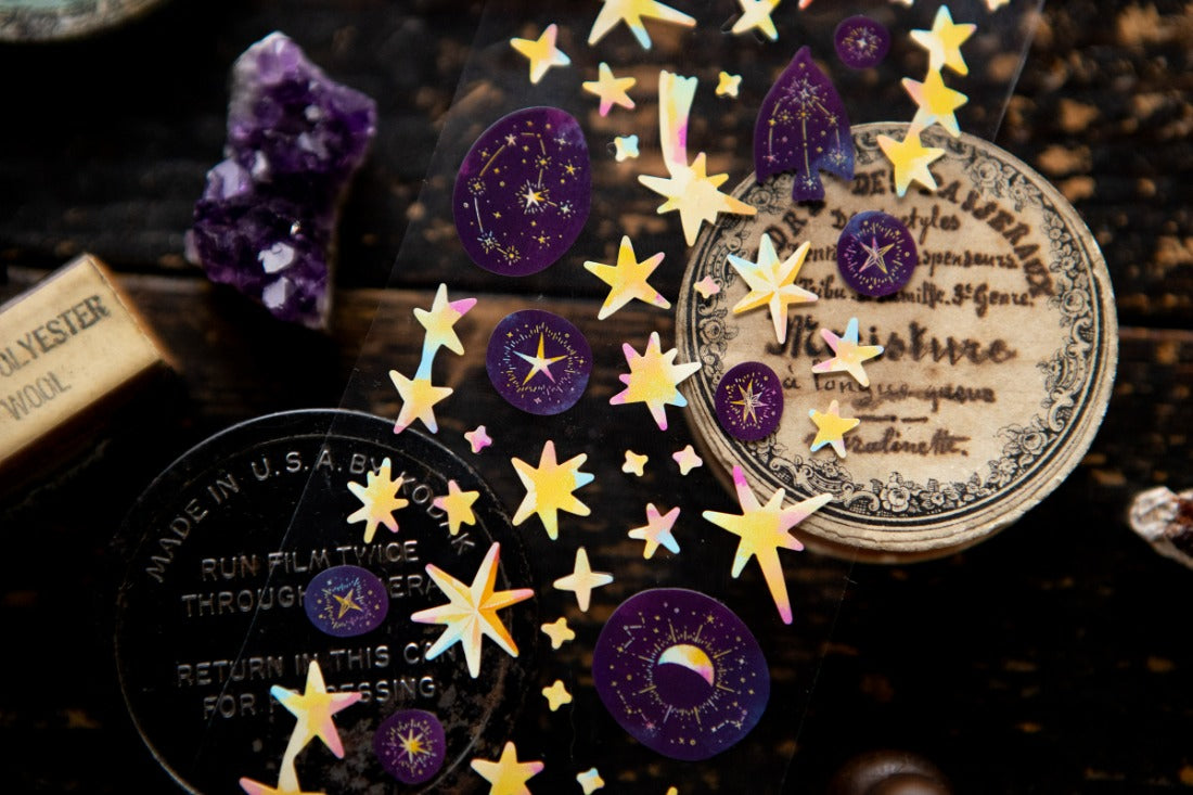 OURS x Hank - Kiss-Cut PET Tape - 2026 Spring Tea Room Collection - Stars