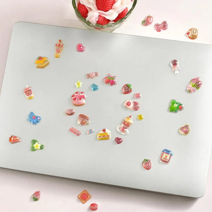 BGM Kyururun 3D Sticker Sheet - Strawberry Sweets