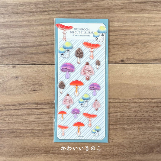 nocco. - Die Cut Sticker Sheet - Kawaii Mushrooms