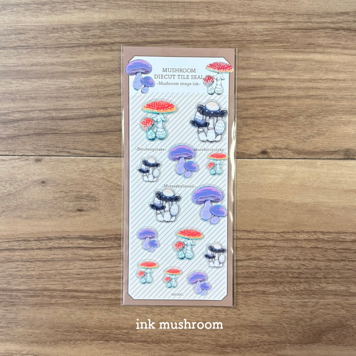 nocco. - Die Cut Sticker Sheet - Mushroom Image Ink