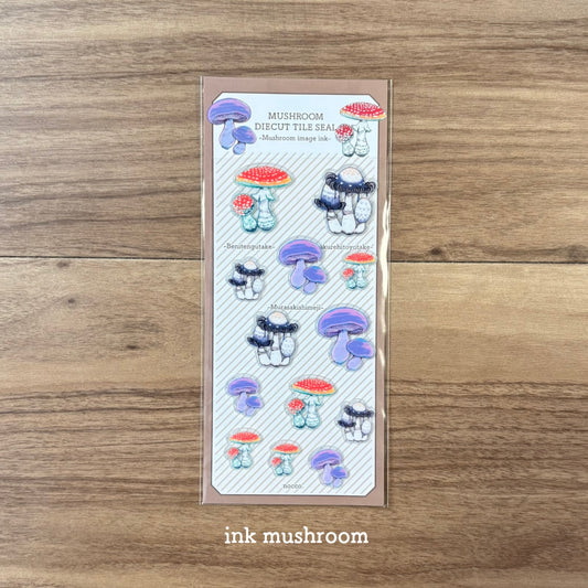 nocco. - Die Cut Sticker Sheet - Mushroom Image Ink