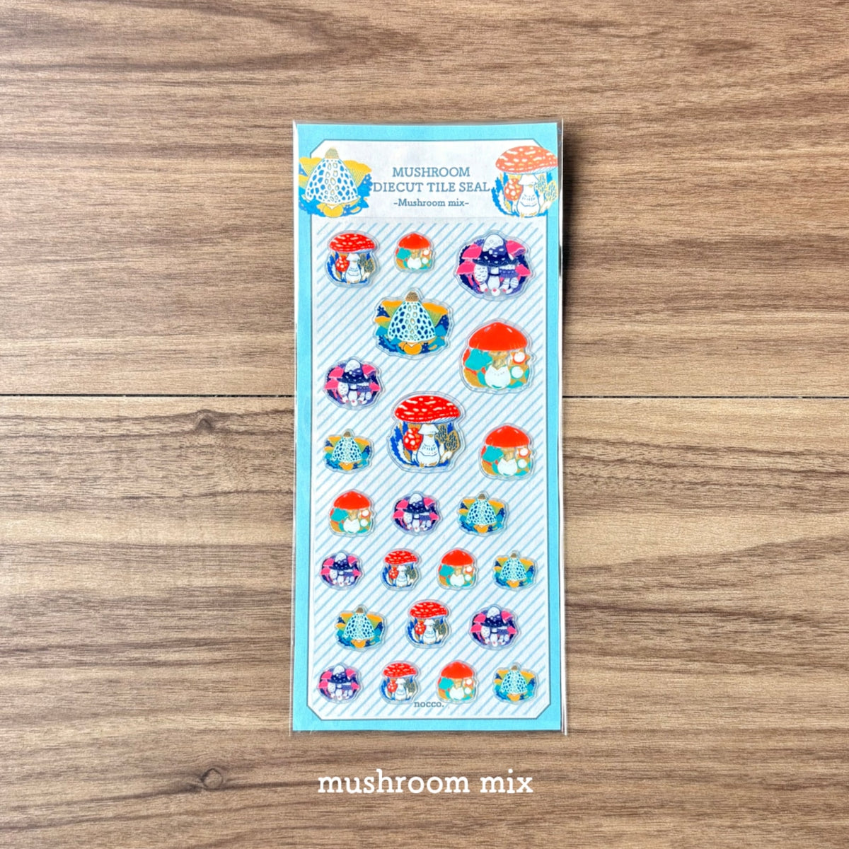 nocco. - Die Cut Sticker Sheet - Mushroom Mix