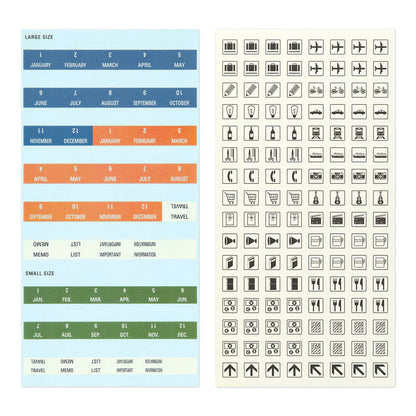 TRAVELER'S Notebook 2026 - Customized Sticker Set